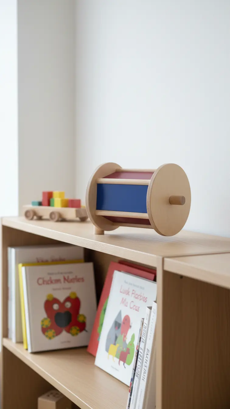 Drum, sensory sound play for early development.