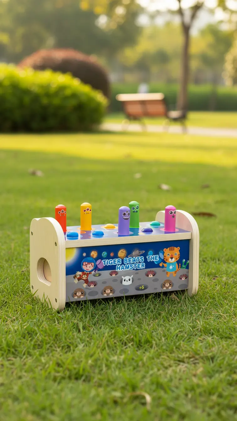 Tiger Hammer, a pounding toy built for group and sibling play.